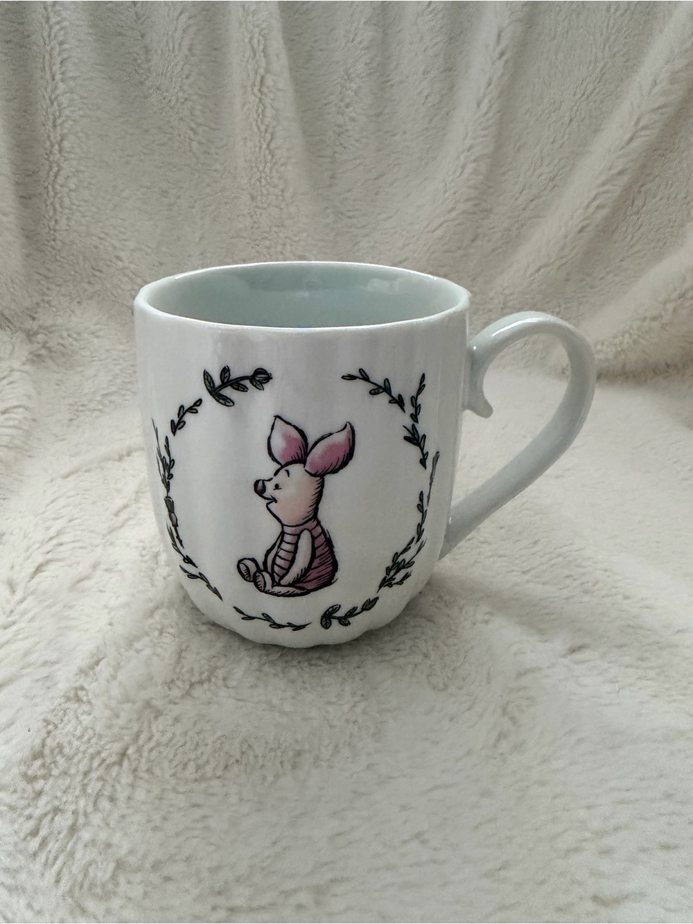 Cute Piglet and Pooh Ceramic Mug in White NWT